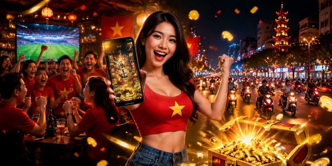 Trải nghiệm casino di động tại Hà Nội qua giao diện tiếng Việt ban đêm